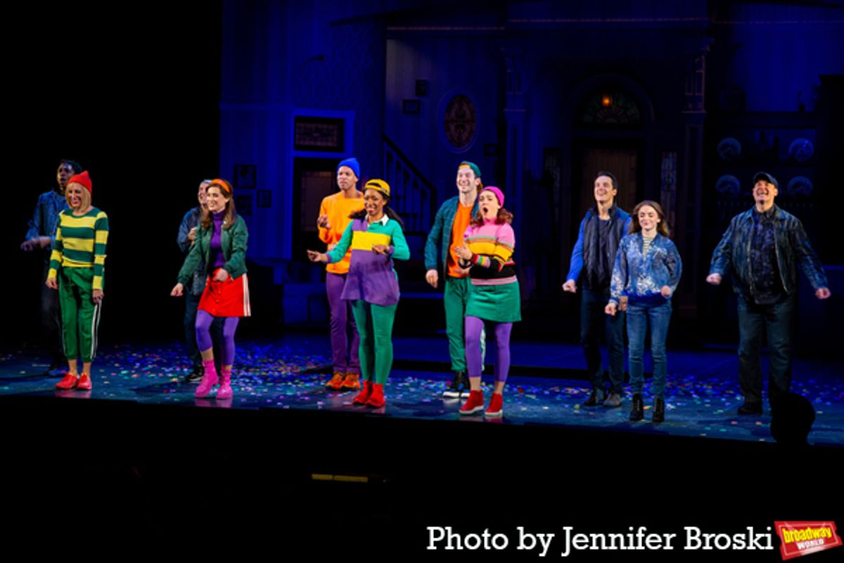The cast of MRS. DOUBTFIRE at Photos: MRS. DOUBTFIRE Takes Opening Night Bows on Broadway