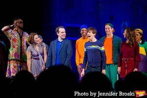 Brad Oscar, J. Harrison Ghee, Jenn Gambatese, Rob McClure, Jake Ryan Flynn, Analise Scarpaci, and the cast of MRS. DOUBTFIRE @ BroadwayWorld Brad Oscar, J. Harrison Ghee, Jenn Gambatese, Rob McClure, Jake Ryan Flynn, Analise S Photo