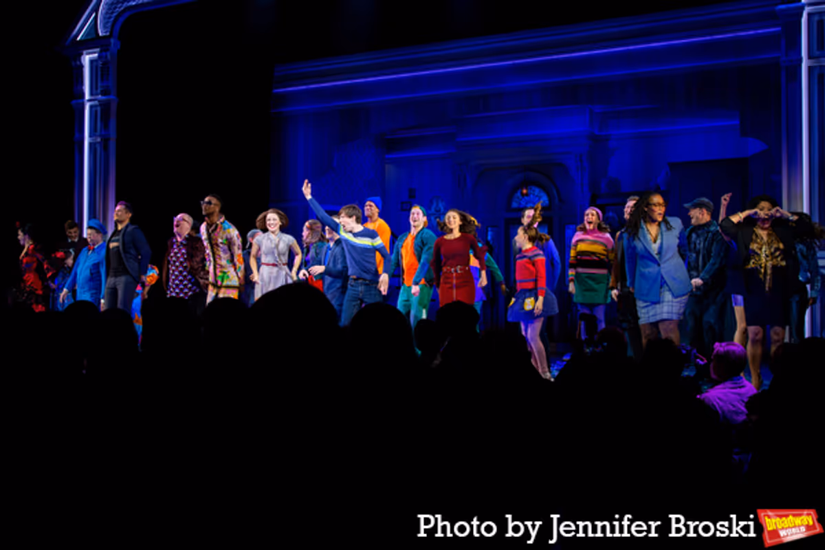 The cast of MRS. DOUBTFIRE at Photos: MRS. DOUBTFIRE Takes Opening Night Bows on Broadway