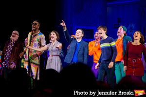 Brad Oscar, J. Harrison Ghee, Jenn Gambatese, Rob McClure, Jake Ryan Flynn, Analise Scarpaci, and the cast of MRS. DOUBTFIRE @ BroadwayWorld Brad Oscar, J. Harrison Ghee, Jenn Gambatese, Rob McClure, Jake Ryan Flynn, Analise S Photo