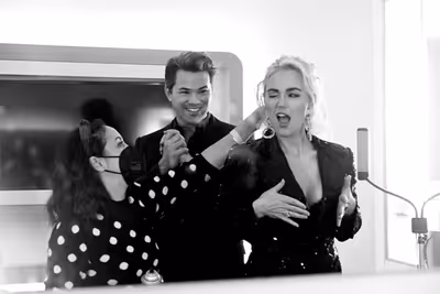 Andrew Rannells & Betsy Wolfe Photo