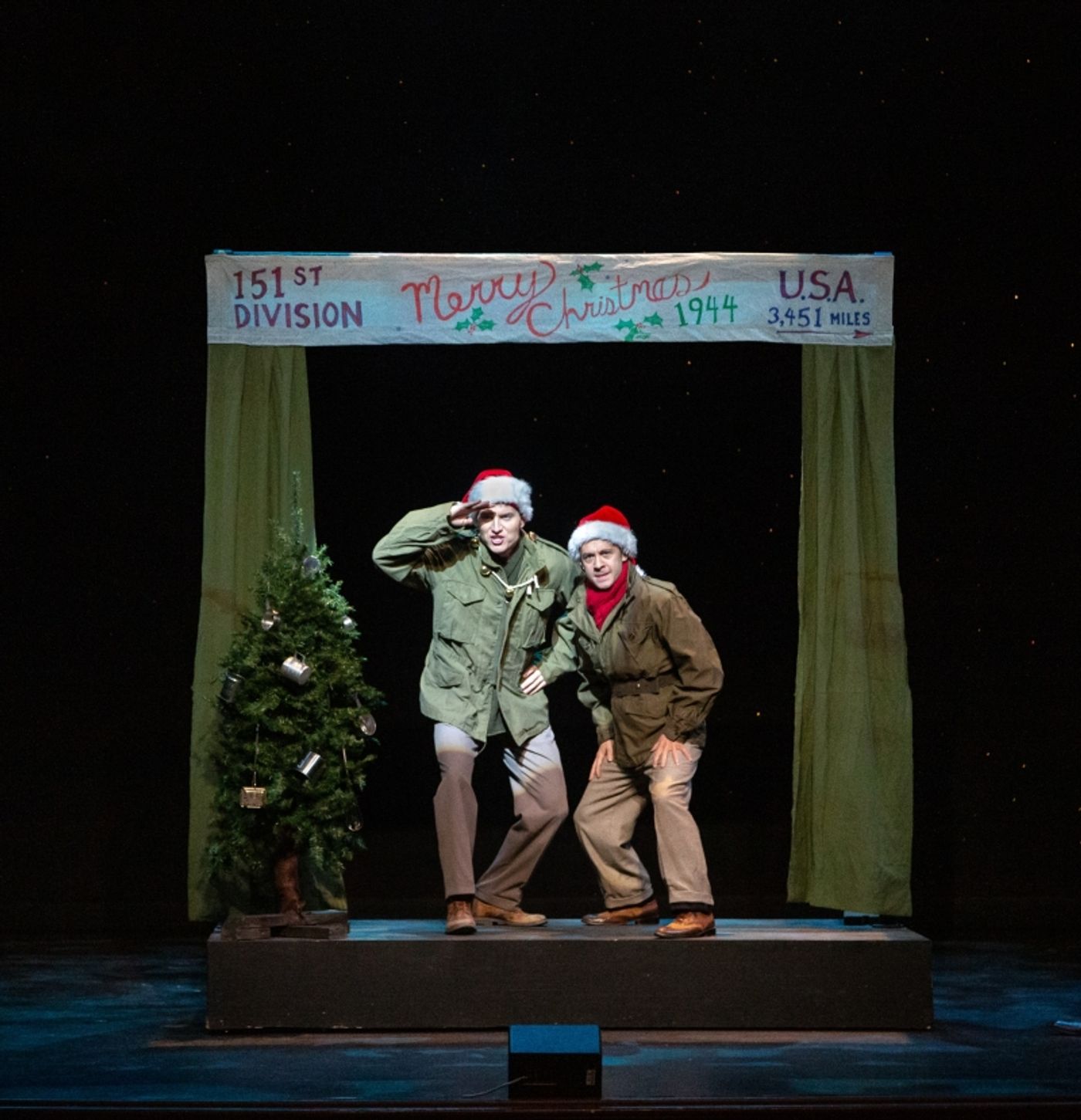 Review: IRVING BERLIN'S WHITE CHRISTMAS THE MUSICAL  at Berkshire Theatre Group Helps to Make the Season Merry and Bright.  Image