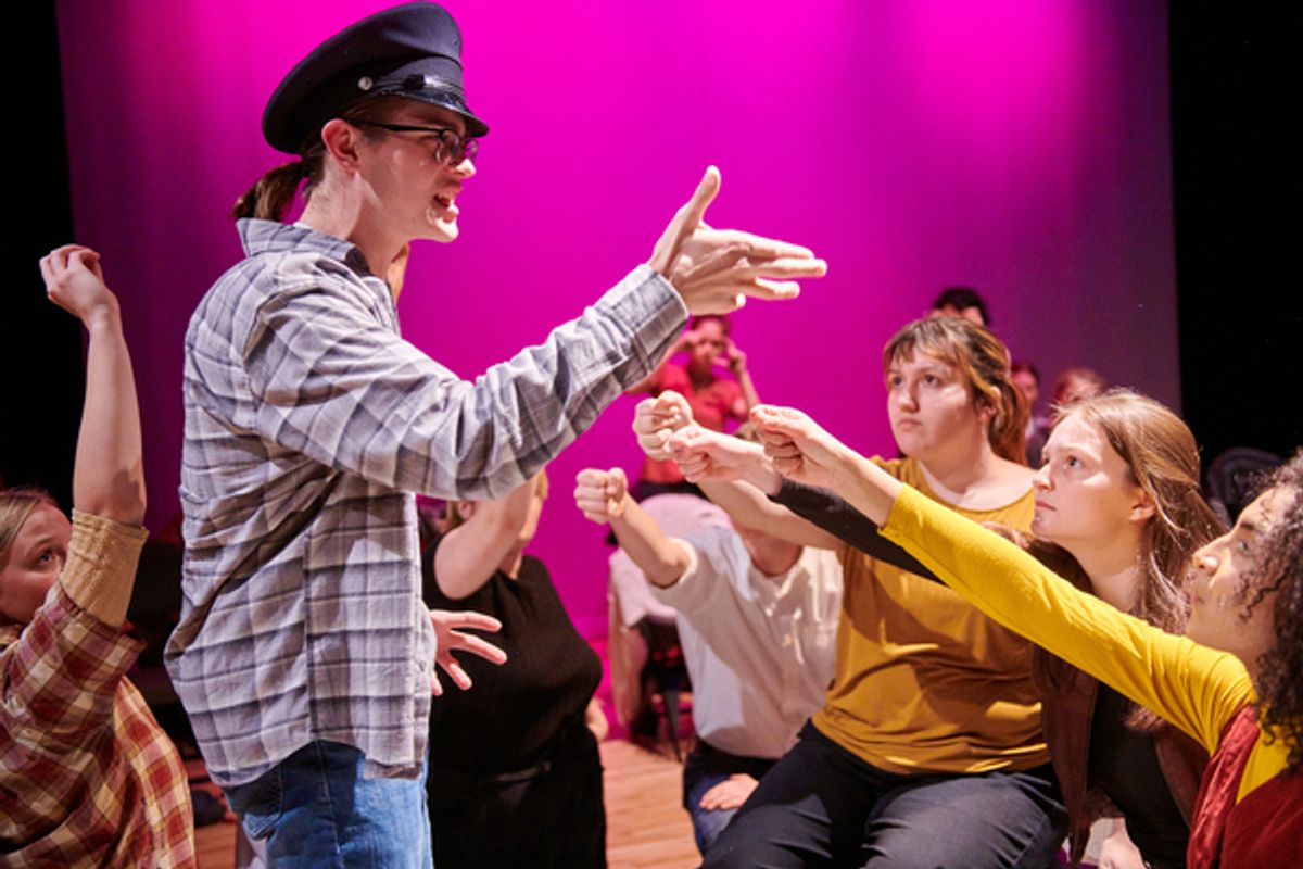 Austin Bock and Cast in THE LARAMIE PROJECT at Photos: First Look at THE LARAMIE PROJECT From First Stage's Young Company