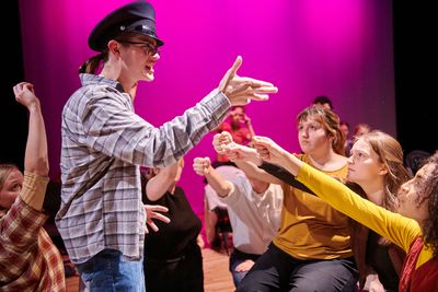 Austin Bock and Cast in THE LARAMIE PROJECT Photo