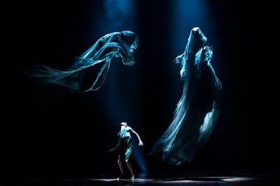 Brady Dalton Richards as Scorpius Malfoy with the Dementors
 Photo