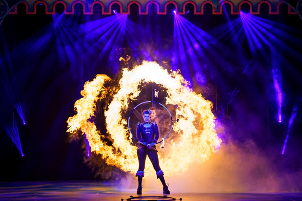 Sparkfire Dance at Photos: First Look at Donny Osmond, Jac Yarrow, and More in PANTO AT THE PALLADIUM
