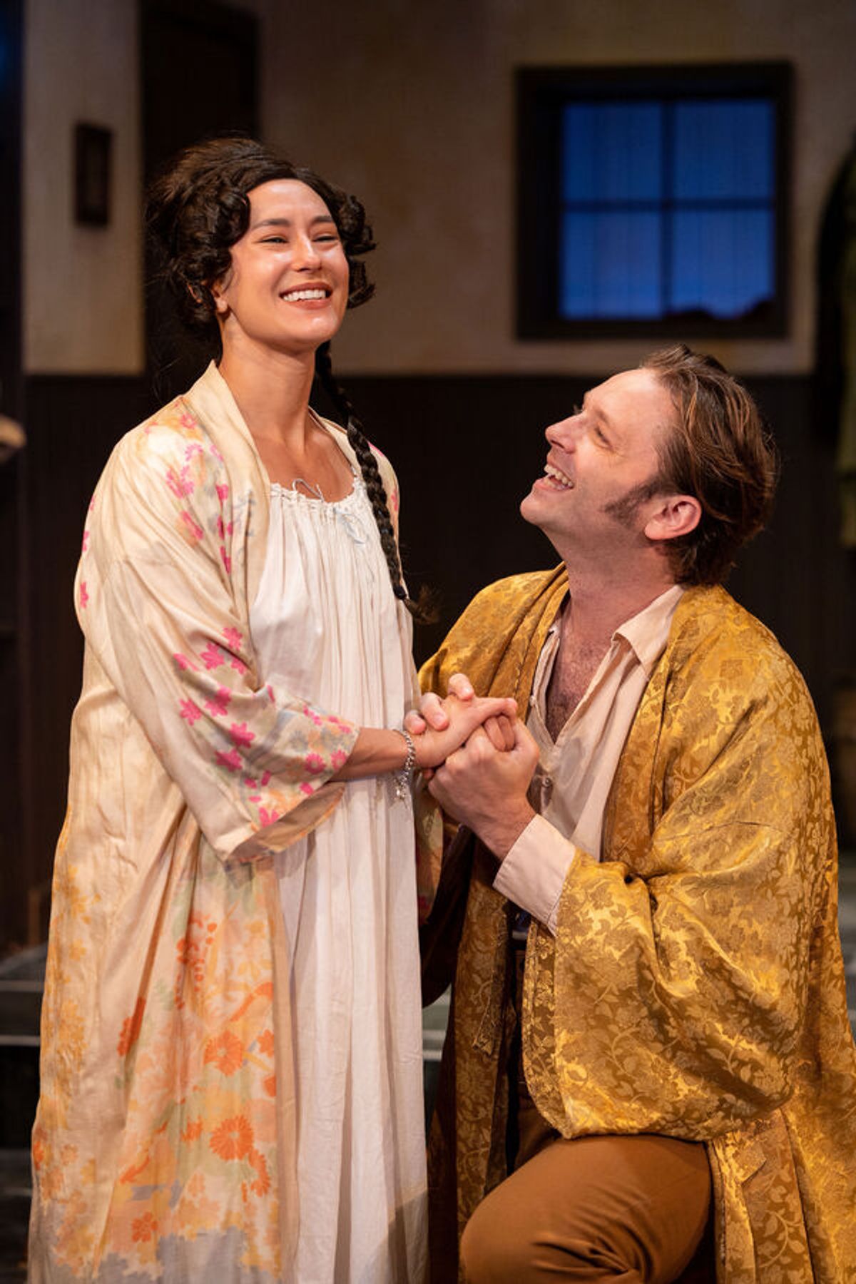 Chelsea Kurtz and Kyle T. Hester at Photos: Ensemble Theatre Company Presents THE WICKHAMS: CHRISTMAS AT PEMBERLEY