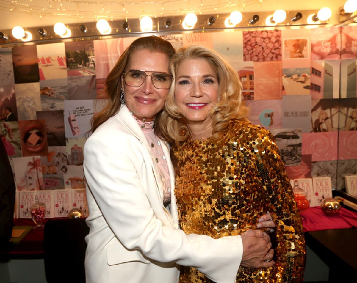 Brooke Shields and Candace Bushnell  at 