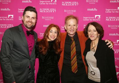 Travis McHale, Lorin Latarro,  Nick Corley and Anna Louizos  Photo