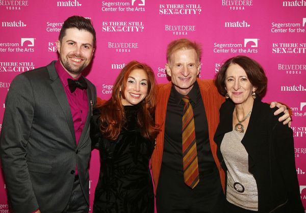 Travis McHale, Lorin Latarro,  Nick Corley and Anna Louizos  Photo