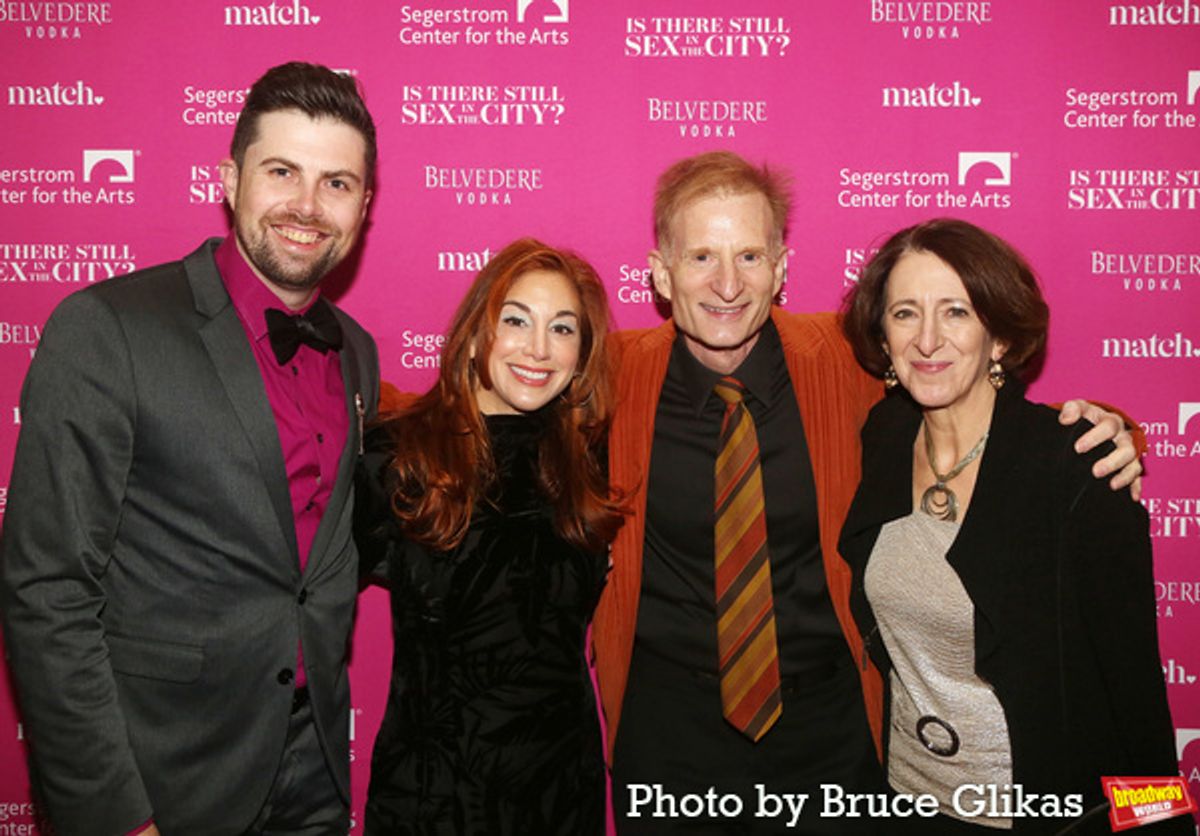 Lighting Designer Travis McHale, Director Lorin Latarro, Associate Director Nick Corley and Scenic Designer Anna Louizos  at 