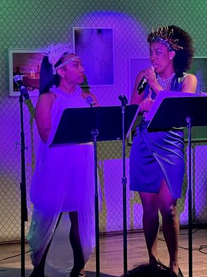 Badia Farha and Christina Sajous Photo