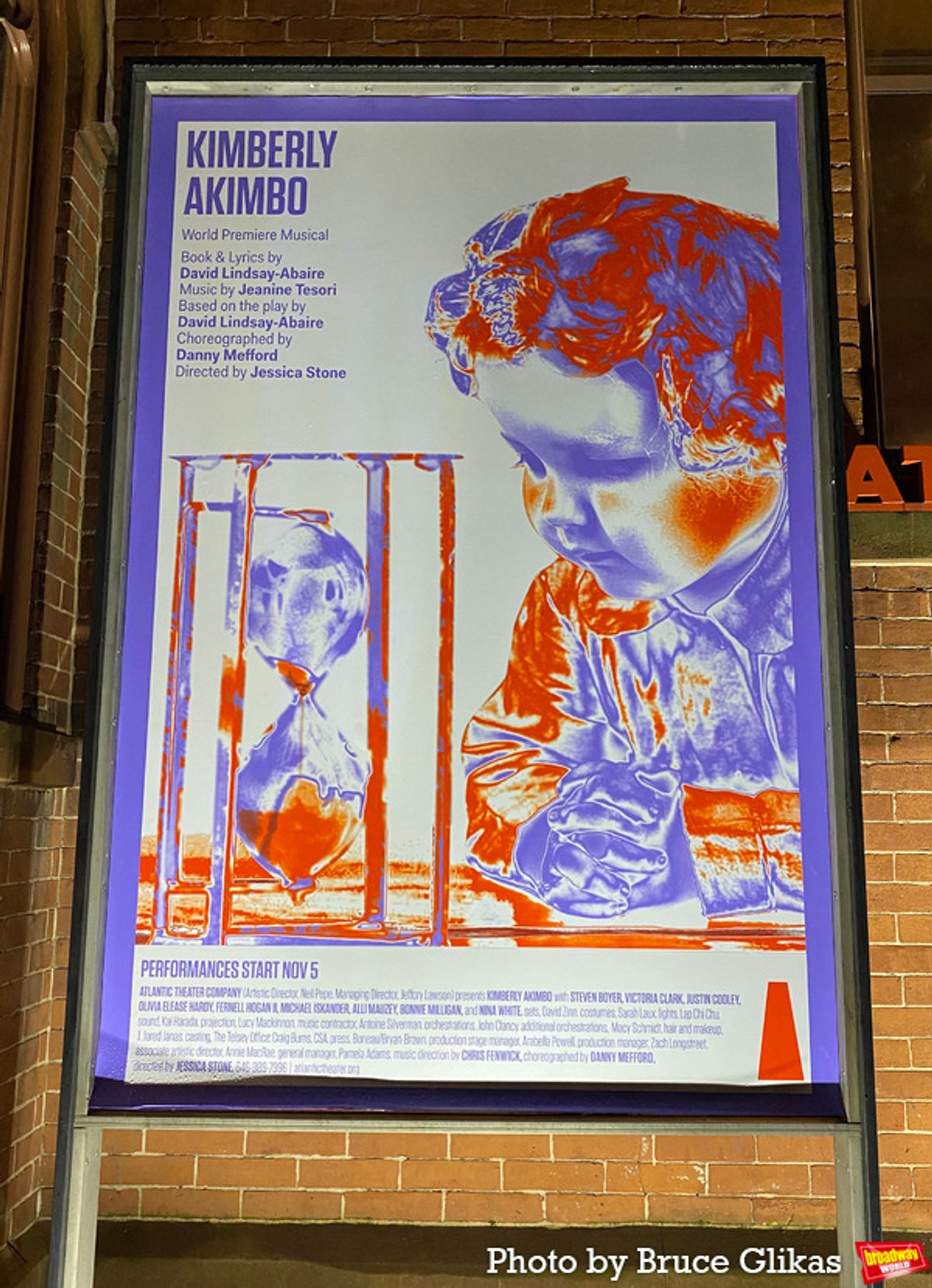 Signage at The Atlantic Theater Company's Linda Gross Theater at Photos: Go Inside Opening Night of KIMBERLY AKIMBO at Atlantic Theater Company