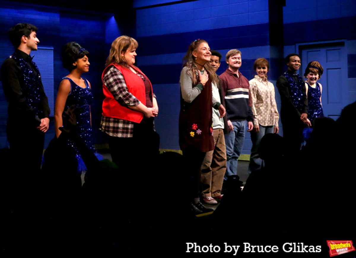 Michael Iskander, Olivia Elease Hardy, Bonnie Milligan, Victoria Clark, Justin Cooley, Steven Boyer, Alli Mauzey, Fernell Hogan II and Nina White at 