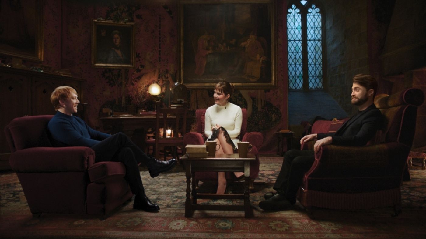 Photo: Daniel Radcliffe, Rupert Grint & Emma Watson Reunite for HARRY POTTER Anniversary Special  Image