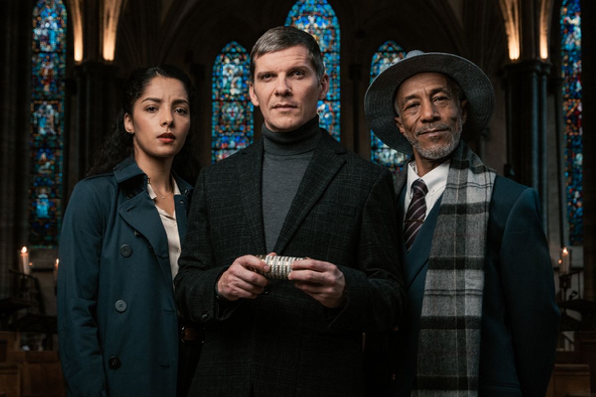 Hannah Rose Caton, Nigel Harman, Danny John-Jules  at 