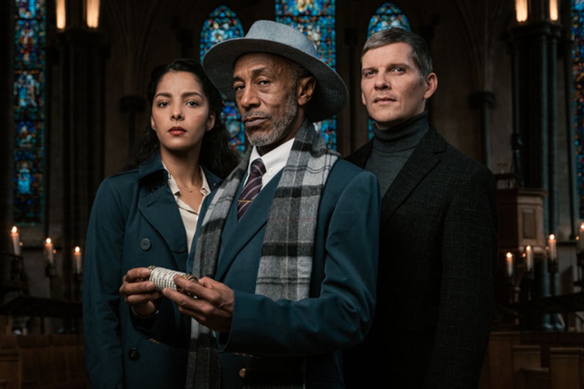 Hannah Rose Caton, Danny John-Jules, Nigel Harman,  at 