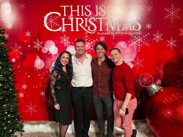 Photos: Casts of NAKED BOYS SINGING & THIS IS CHRISTMAS Visit Each Other's Shows!  Image