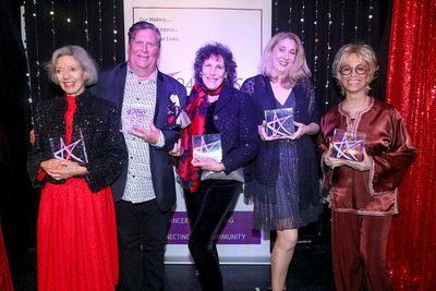 Legacy Awards 2021 recipients Tony Waag, Mary McCatty, Mercedes Ellington, Sue Samuel Photo
