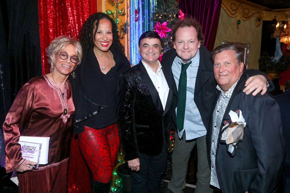 Mercedes Ellington with her niece, Lawrence Leritz, Michael Lee Stever, Tony Wagg at 