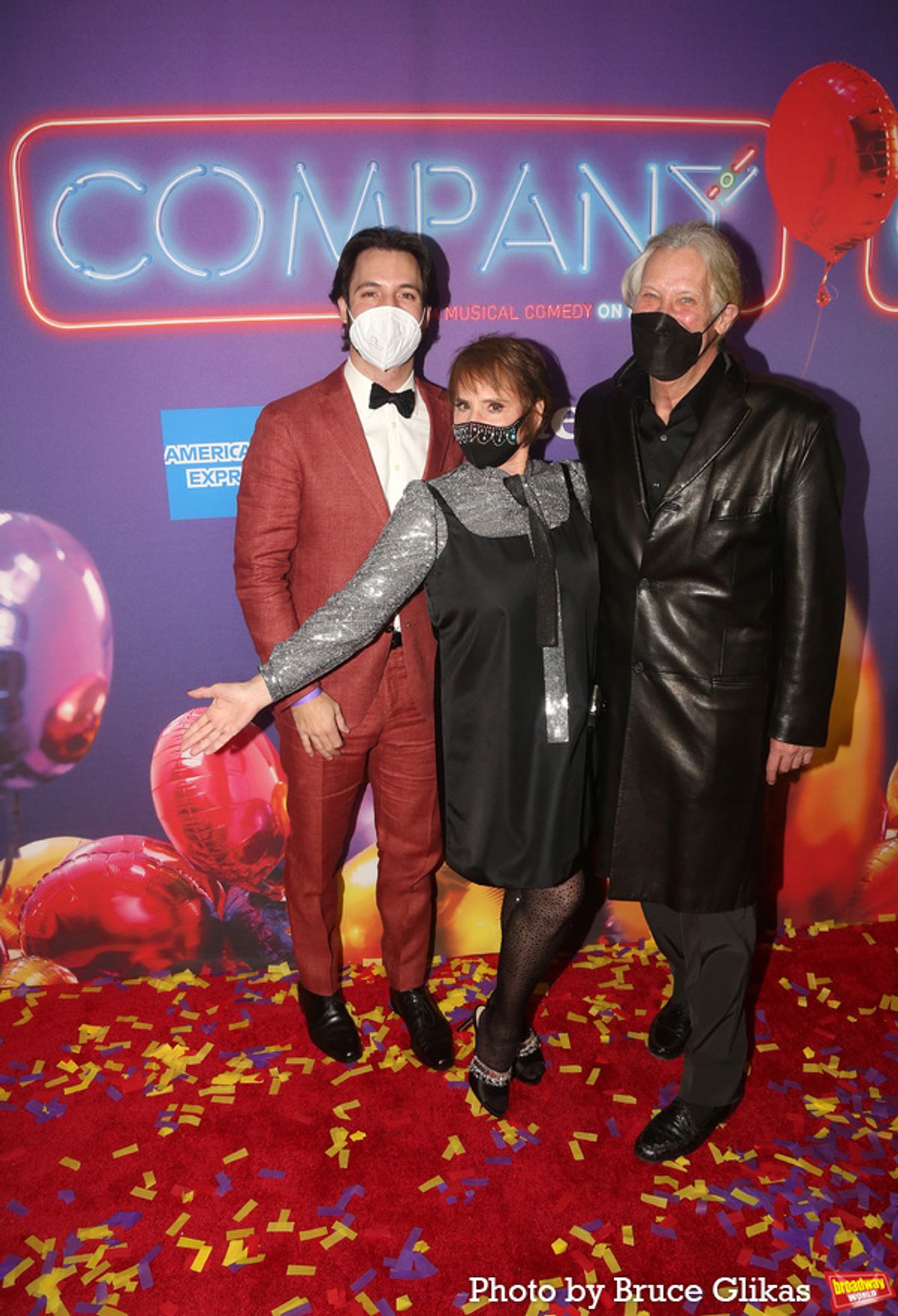 Joshua Johnston, Patti LuPone and Matthew Johnston at 