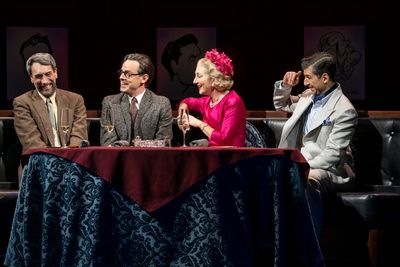 Robert Sella, Harry Hadden-Paton, Carmen Cusack and Tony Yazbeck  Photo