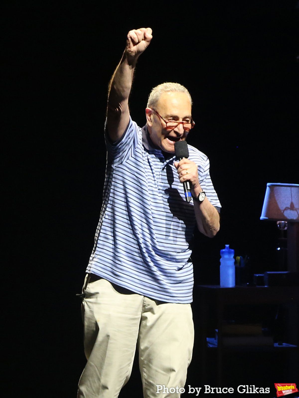 U.S. Senator Chuck Schumer of New York at Photos: Inside DEAR EVAN HANSEN's Reopening Night on Broadway!
