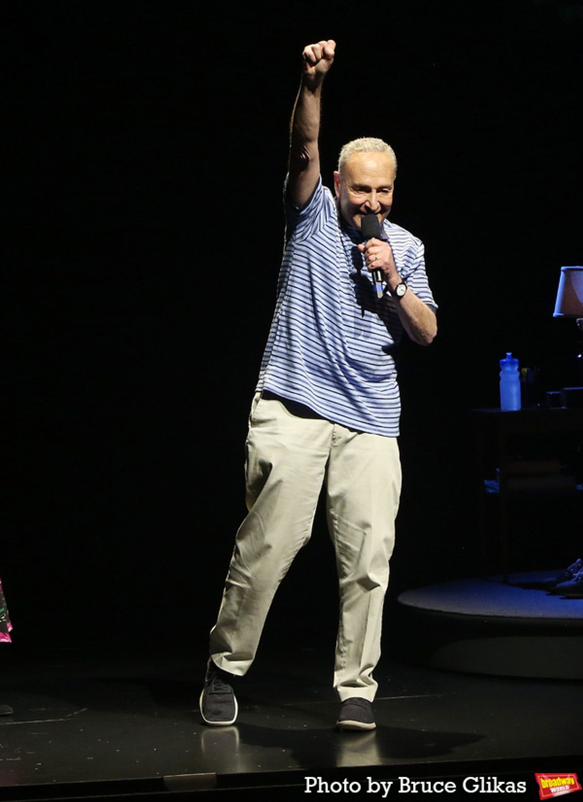 U.S. Senator Chuck Schumer of New York at Photos: Inside DEAR EVAN HANSEN's Reopening Night on Broadway!