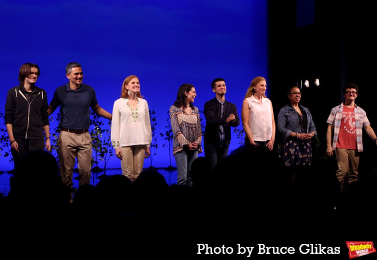 David Jeffrey, Ivan Hernandez, Christiane Knoll, Gabrielle Carrubba, Jordan Fisher, Jessica Phillips, Phoebe Koyabe and Jared Goldsmith at 