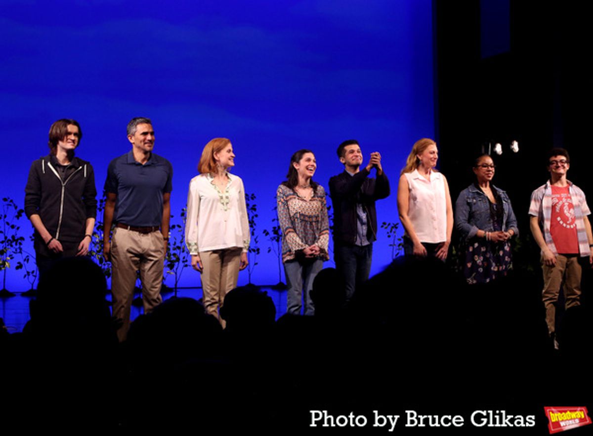 David Jeffrey, Ivan Hernandez, Christiane Knoll, Gabrielle Carrubba, Jordan Fisher, Jessica Phillips, Phoebe Koyabe and Jared Goldsmith at 