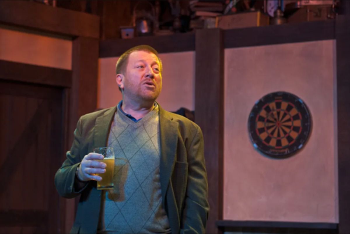 Dave Jourdan in The Keegan Theatre's performance of An Irish Carol. Photo courtesy of the production. at BWW Review: AN IRISH CAROL at The Keegan Theatre