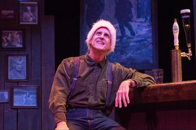 Timothy H. Lynch in The Keegan Theatre's performance of An Irish Carol. Photo courtes Photo