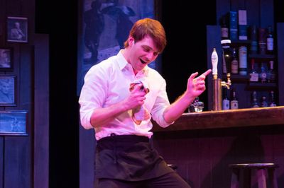 Josh Stocklin in The Keegan Theatre's performance of An Irish Carol. Photo courtesy o Photo