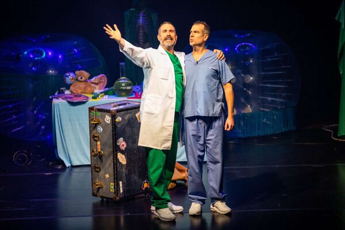 Dr. Xand and Chris van Tulleken at Photos: First Look at OPERATION OUCH! at the Lyric Theatre