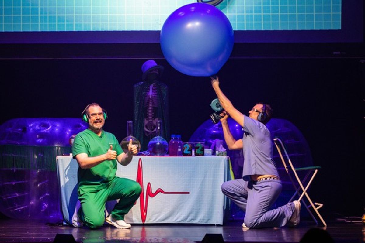 Dr. Xand and Chris van Tulleken at Photos: First Look at OPERATION OUCH! at the Lyric Theatre
