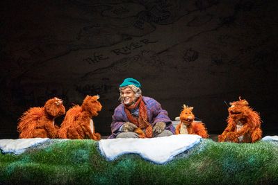Colin Trudell and Squirrels (Puppeteers: Anney Ozar and Matt Furtado) Photo