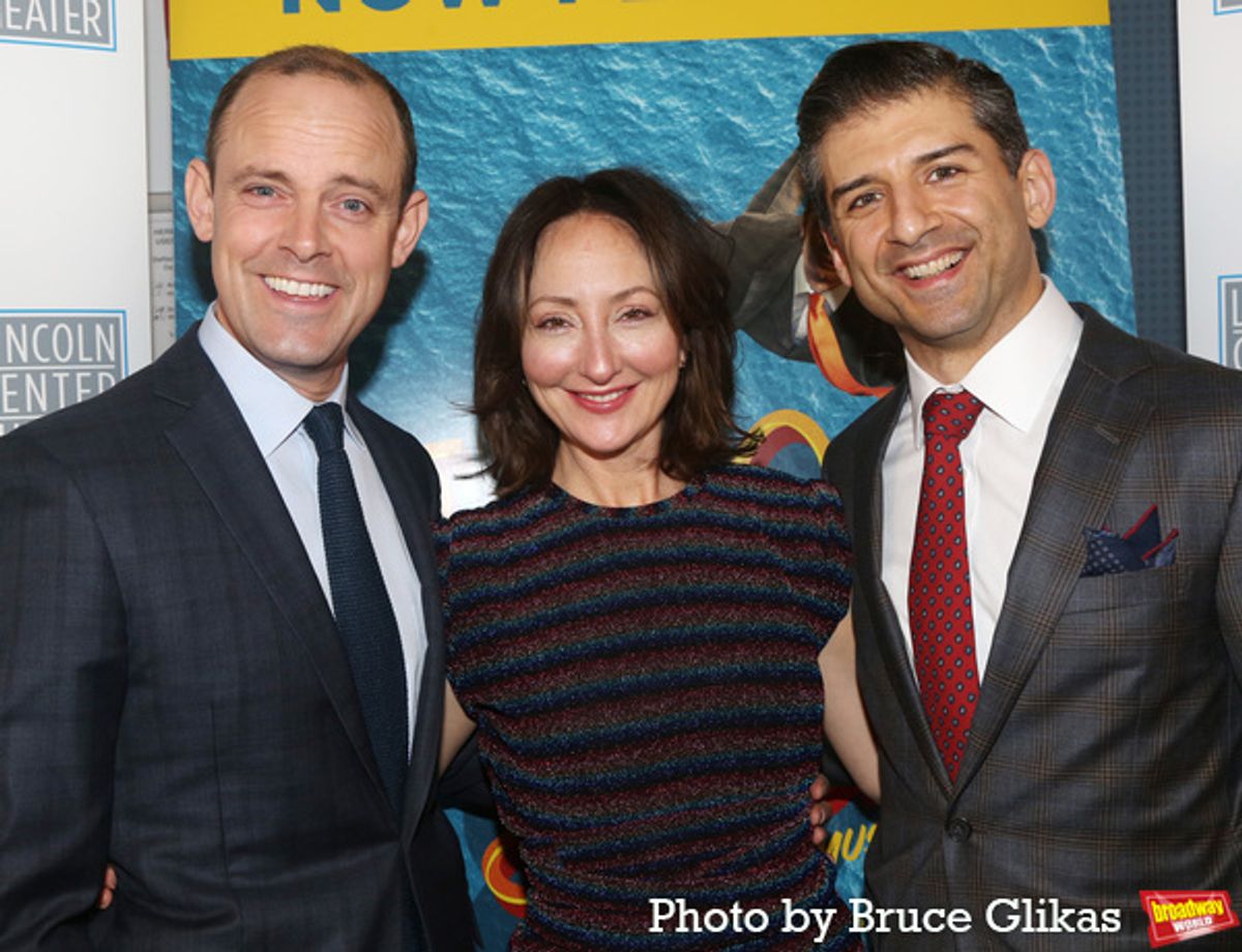 Harry Hadden-Paton, Carmen Cusack and Tony Yazbeck  at 