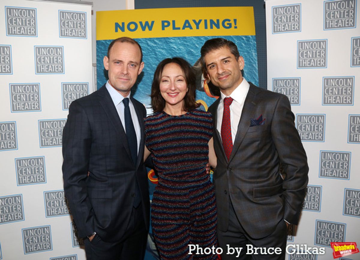 Harry Hadden-Paton, Carmen Cusack and Tony Yazbeck  at 