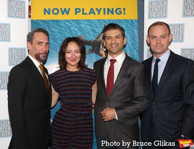 Robert Sella, Carmen Cusack,  Tony Yazbeck and Harry Hadden-Paton  Photo