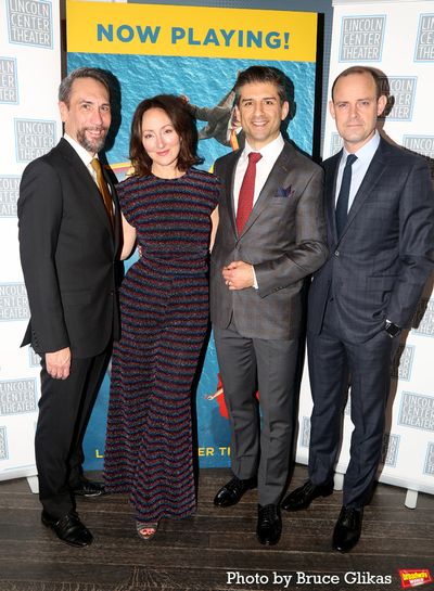 Robert Sella, Carmen Cusack,  Tony Yazbeck and Harry Hadden-Paton  Photo