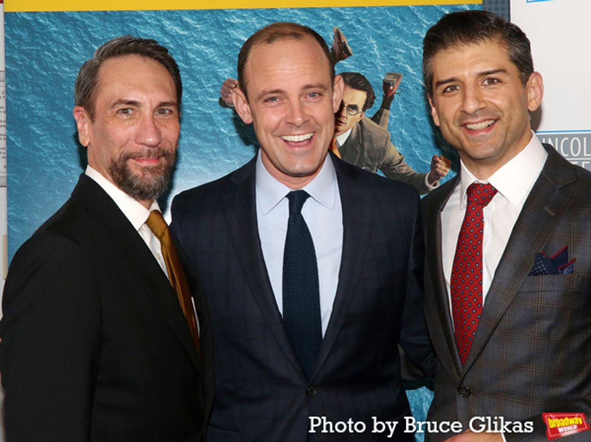 Robert Sella, Harry Hadden-Paton and Tony Yazbeck at 