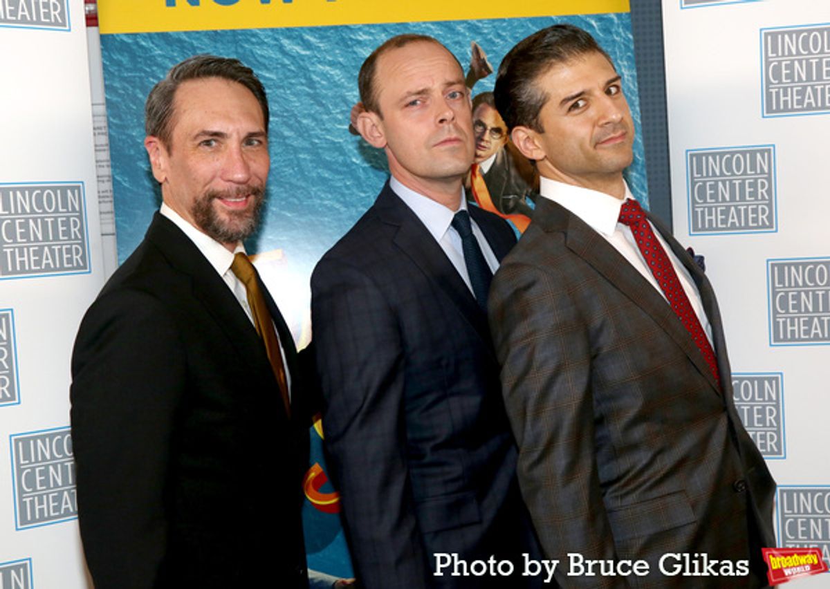 Robert Sella, Harry Hadden-Paton and Tony Yazbeck at 