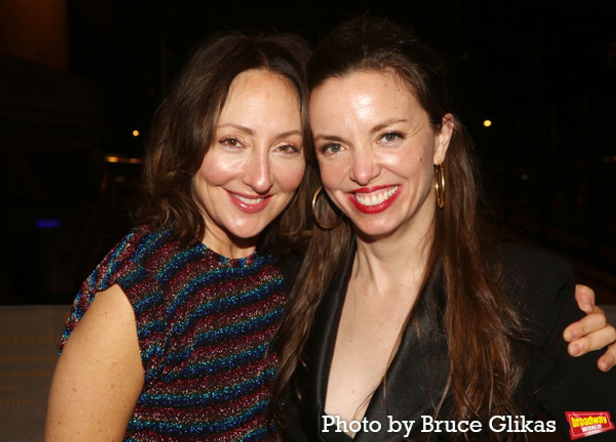 Carmen Cusack and Choreographer Michelle Dorranc at 