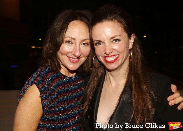 Carmen Cusack and Choreographer Michelle Dorranc Photo