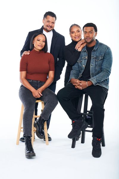  Chanté Adams, Brandon J. Dirden, Phylicia Rashad, 
and Joshua Boone.             Photo