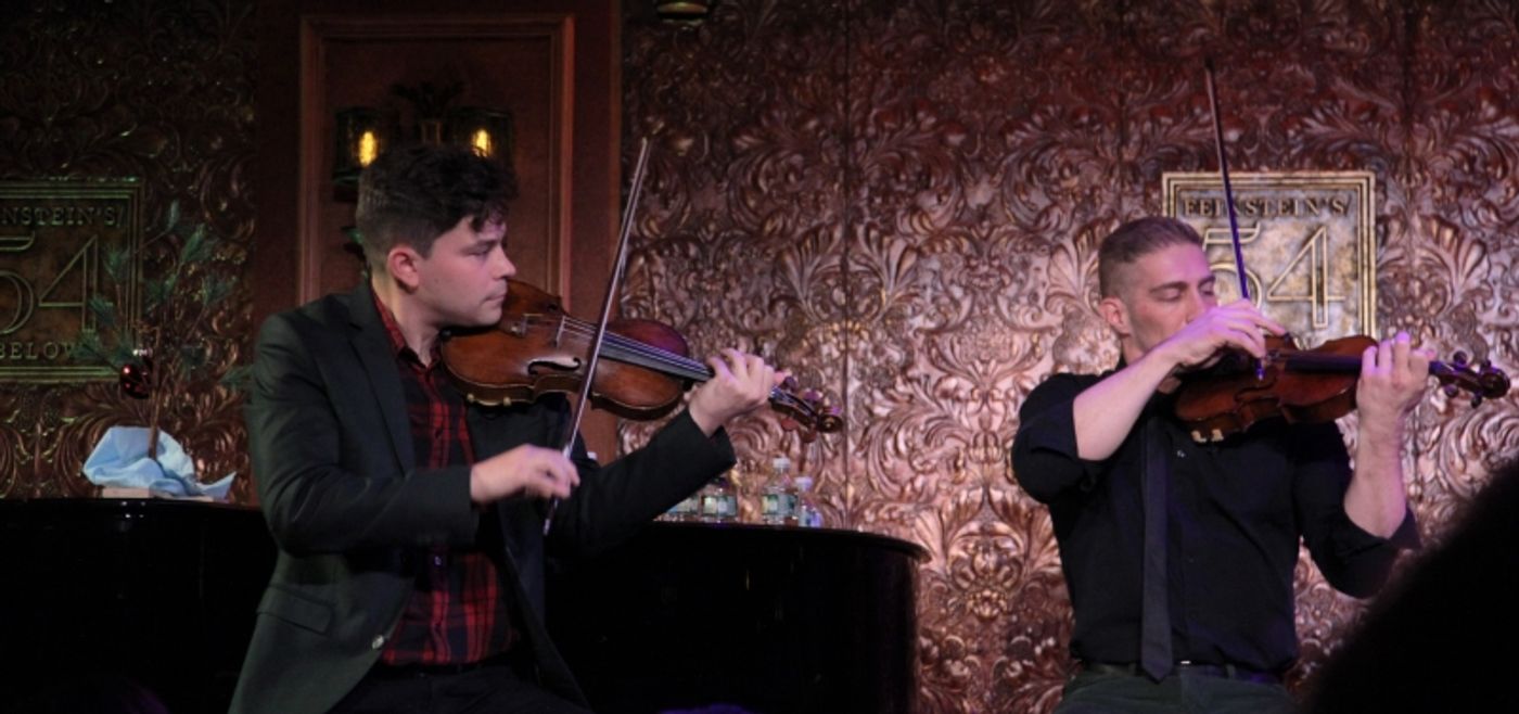 Review: These Well-Strung Boys Whip Out Their Pizzicatos Right On Stage For A WELL-STRUNG CHRISTMAS At Feinstein's/54 Below  Image