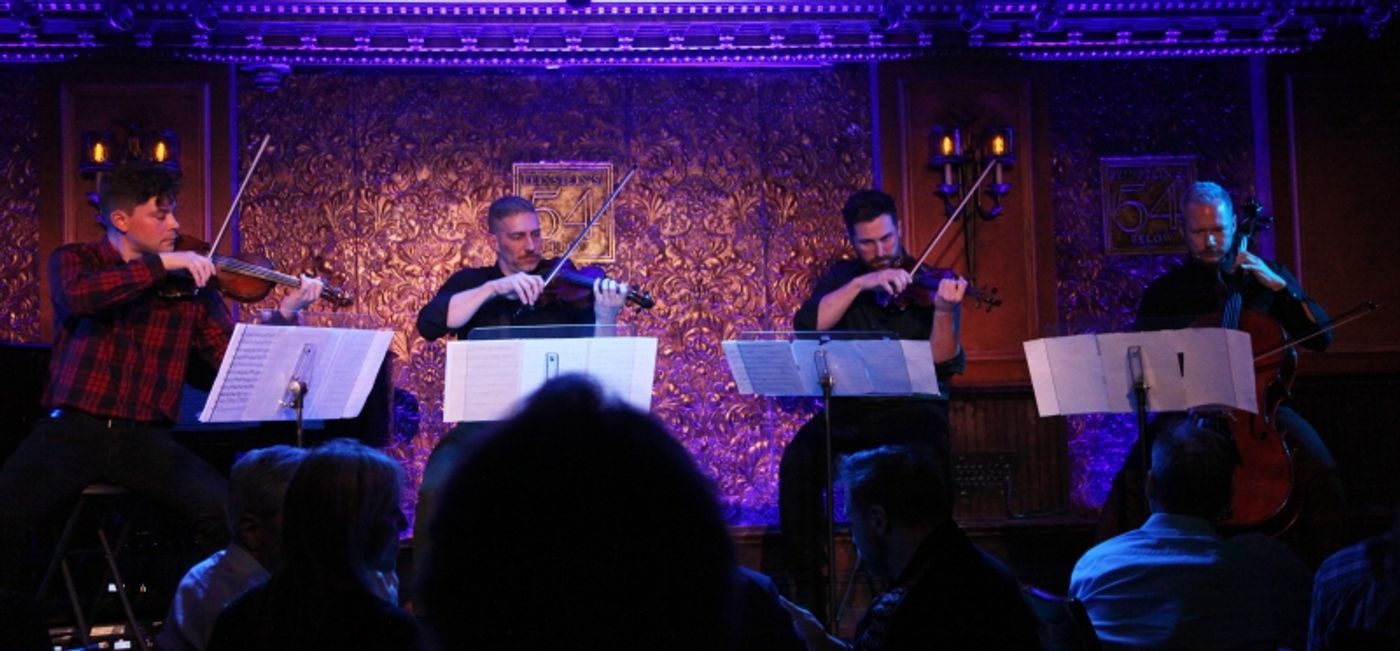 Review: These Well-Strung Boys Whip Out Their Pizzicatos Right On Stage For A WELL-STRUNG CHRISTMAS At Feinstein's/54 Below  Image