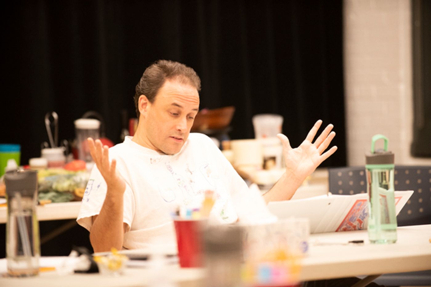 Photos: Go Inside Rehearsals for Atlantic Theater Company's SHHHH  Image