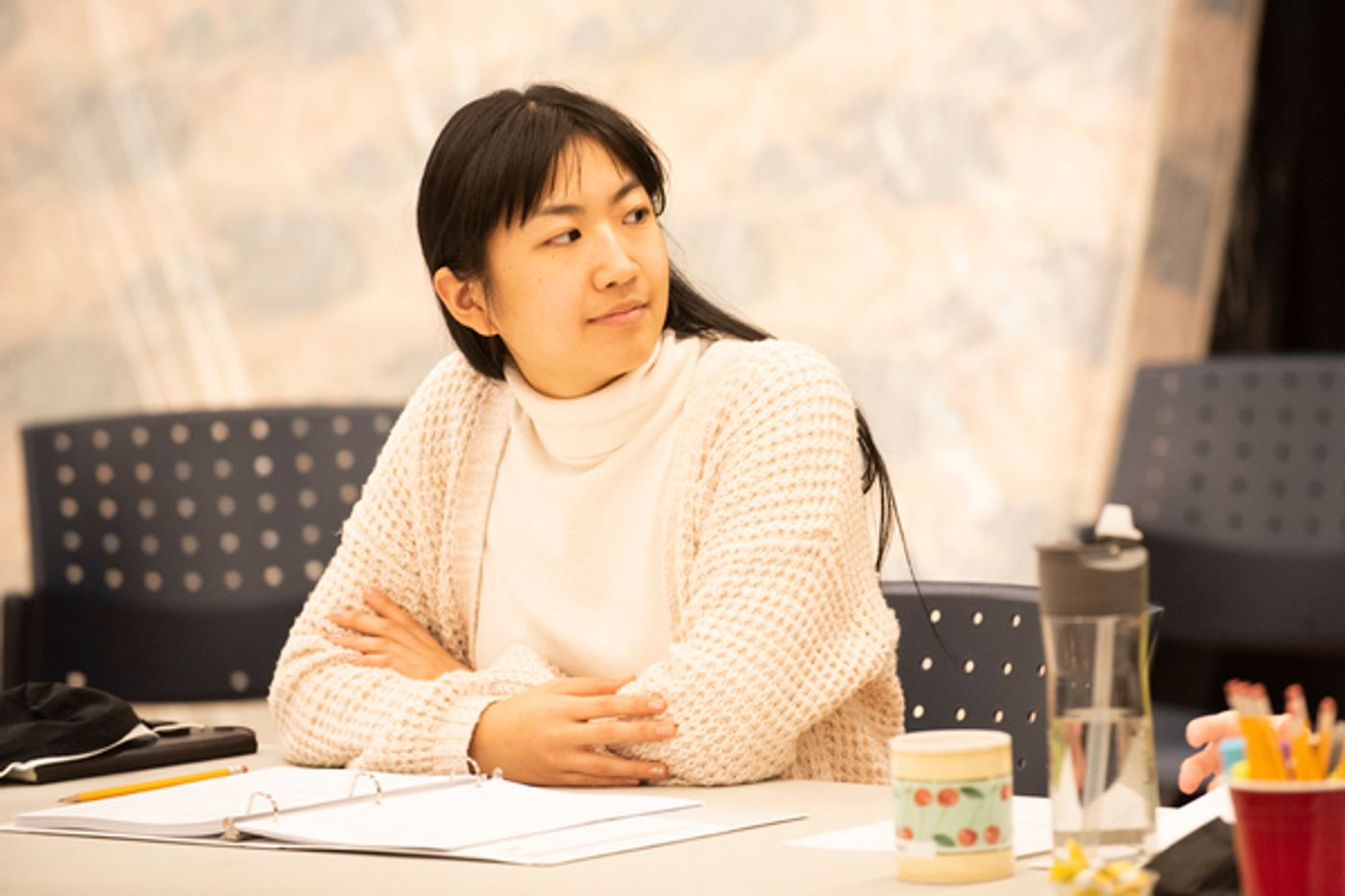 Photos: Go Inside Rehearsals for Atlantic Theater Company's SHHHH Photos: Go Inside Rehearsals for Atlantic Theater Company's SHHHH Image