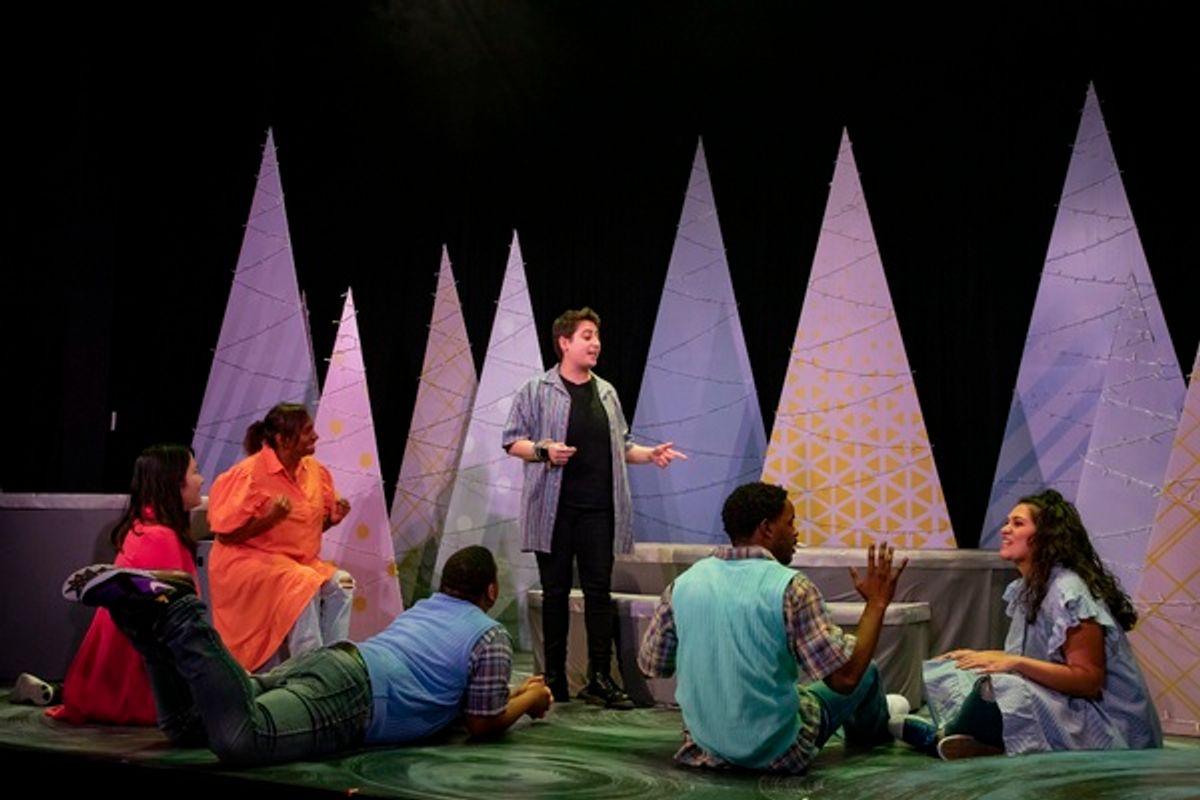 Cait Butler, Sylka Edmondson, Dar’Jon Marquise Bentley, Sarah Arafat, Drew Pope, Tania Benites at Photos: Cleveland Public Theatre Presents 10 MINUTES TO MIDNIGHT: 9 QUIRKY PLAYS FOR THE HOLIDAYS